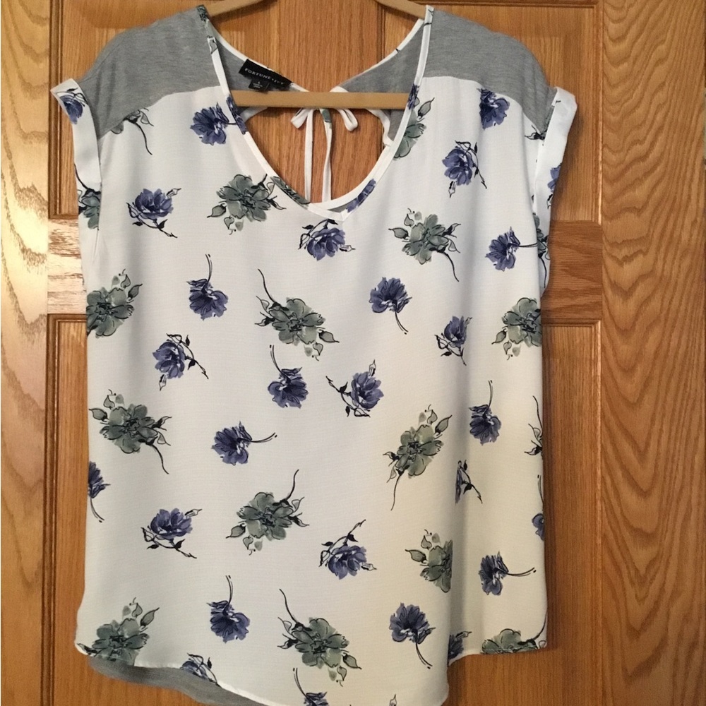 Fortune & Ivy Cheylee  tie back top, Stitch Fix